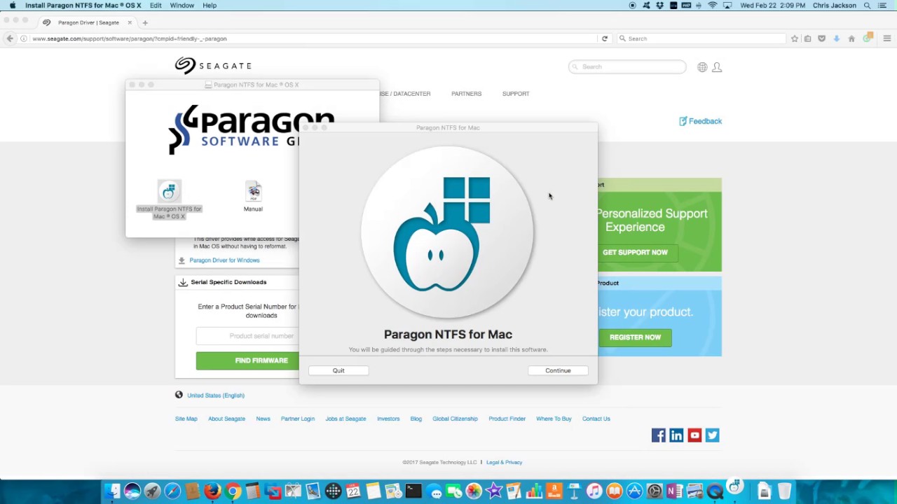 seagate paragon driver for windows 10 download